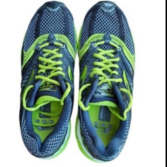 Brooks Glycerin 9 Athletic Run Walk Jog Tennis Shoe Sneaker Green Gray Women 10 - Picture 7 of 12